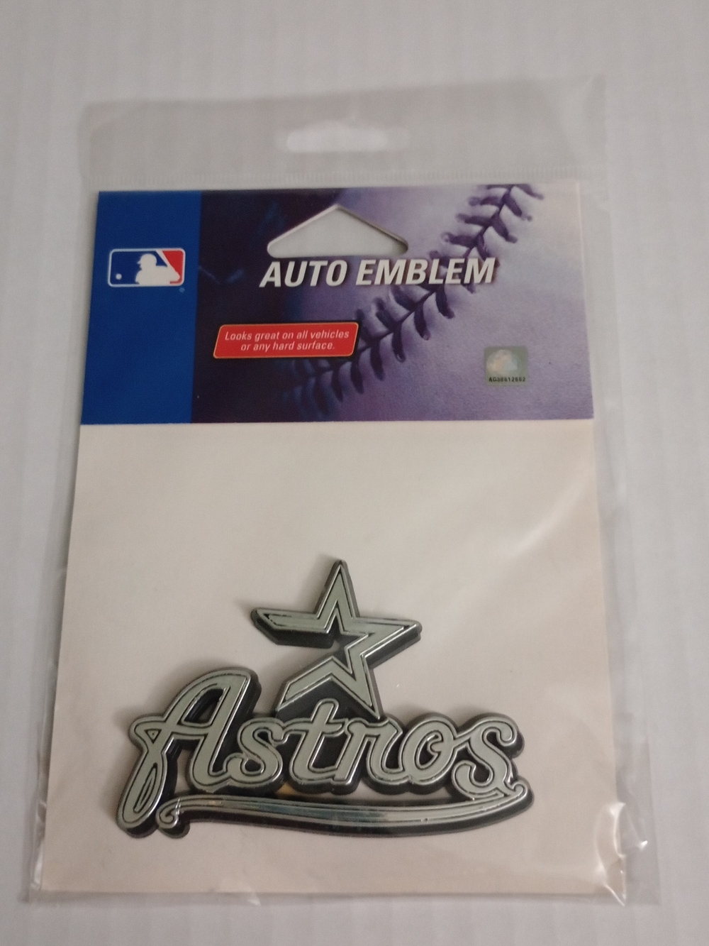 Team Promark Houston Astros Auto Emblem Silver MLB